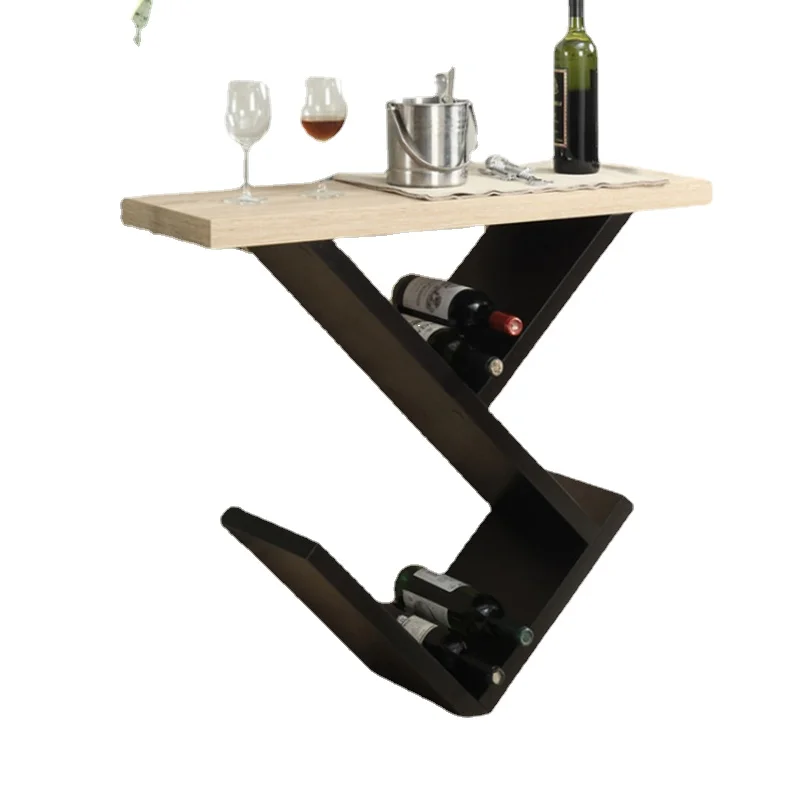 Modern Porch Table Nordic Porch Table American Minimalist Racks Living Room Office Multi-function Wine Rack Bookshelf