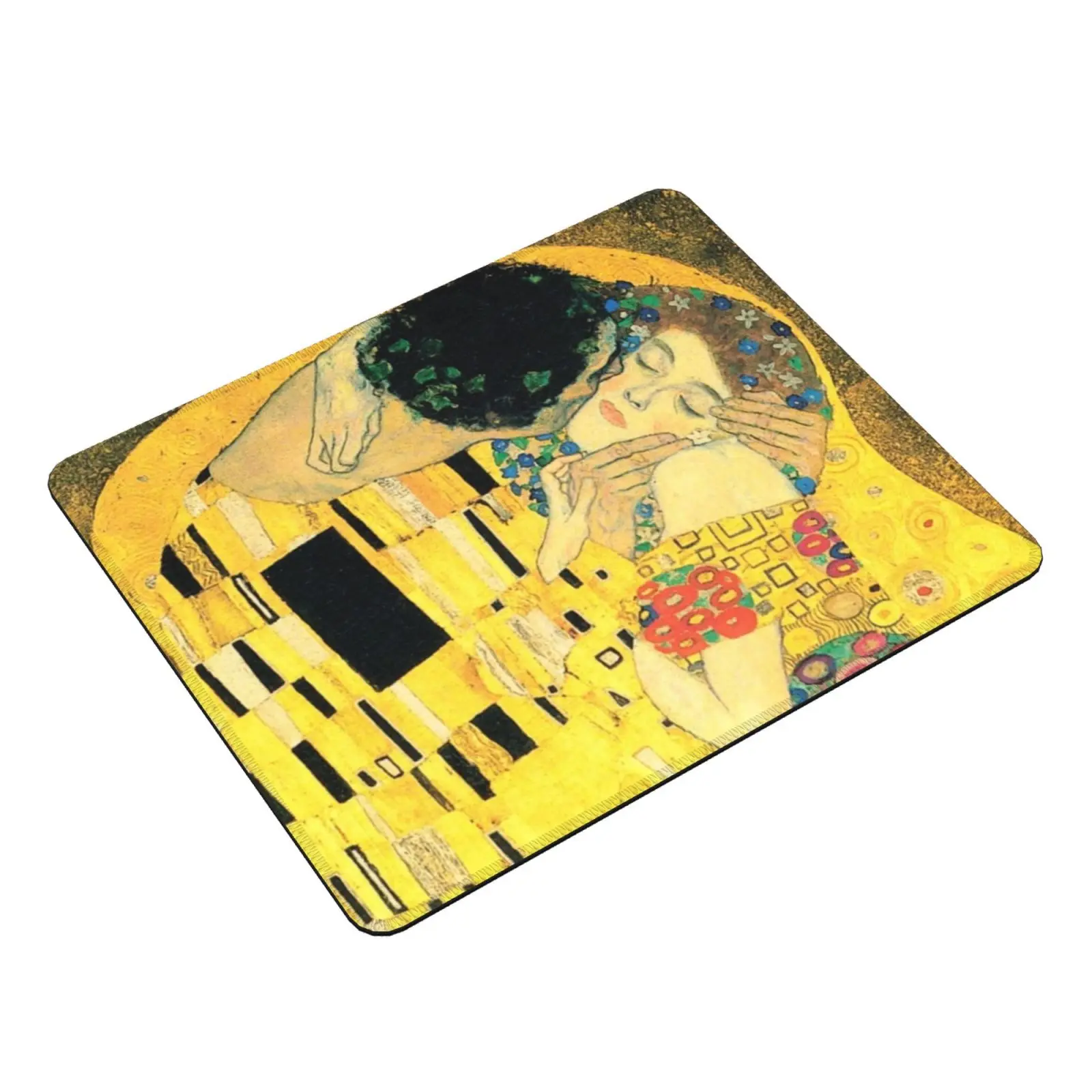 The Kiss Closeup-Gustav Klimt Mouse Pad DIY Print The Kiss Klimt Gustav Klimt Romantic Romance Kissing