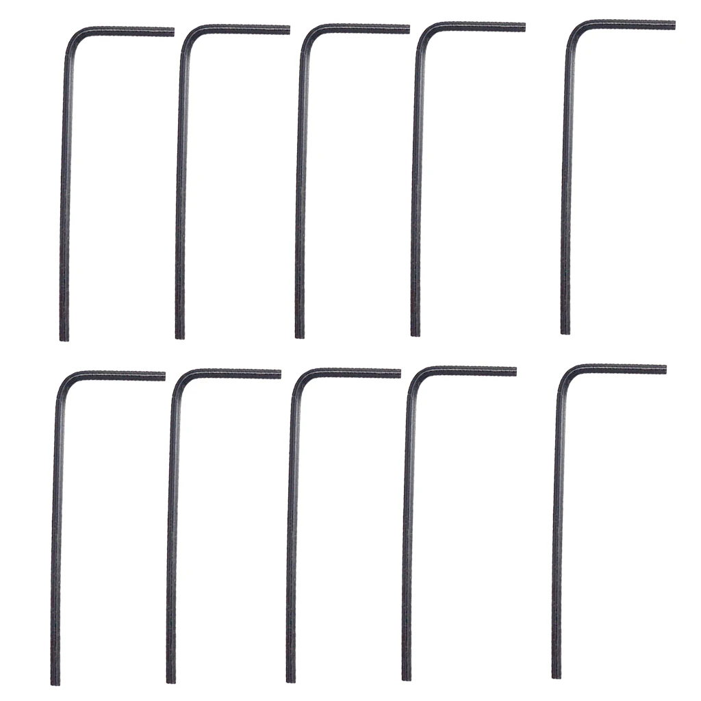 Set Of 10 1.5mm Hex Wrench Allen Key For Electric Guitar Bass, High Quality