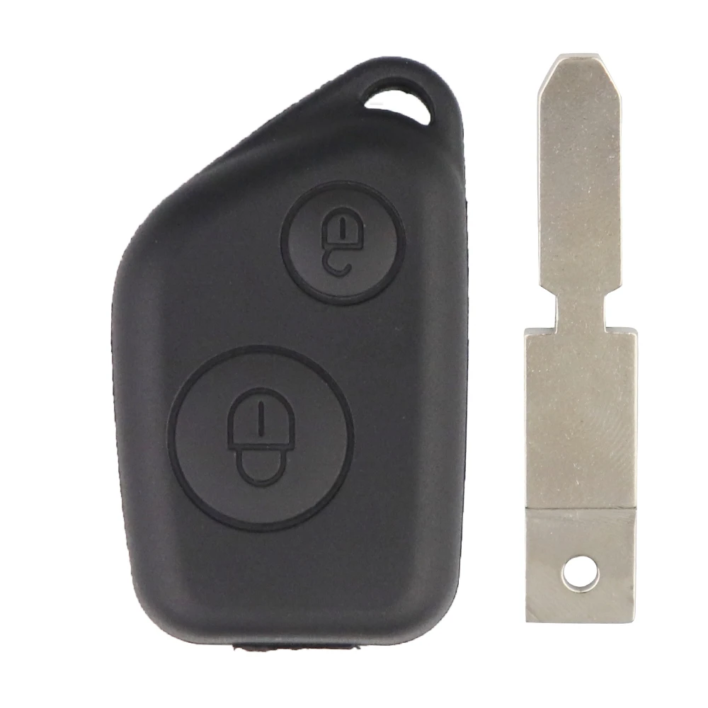 YIQIXIN 2 Button Remote Entry Key Fob Car Shell Case For Peugeot 106 205 206 306 307 405 406 For Citroen Elysee Saxo Picasso