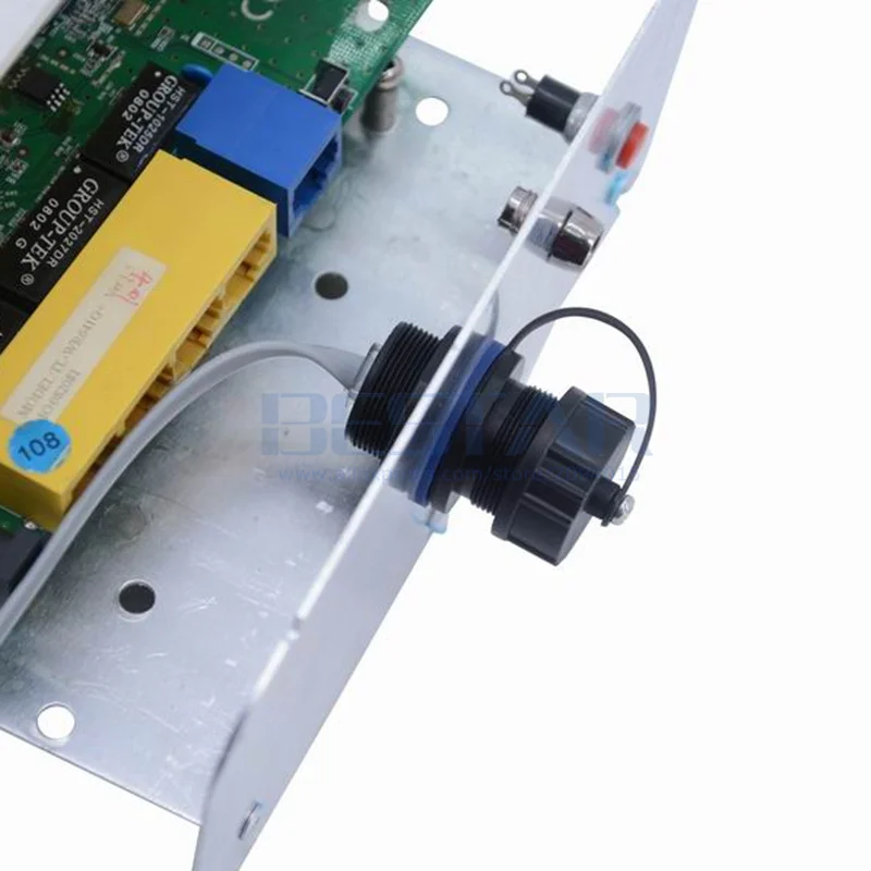 كابل الهاتف مقاوم للماء RJ11 موصل مقبس RJ 11 M20 6P6C شاحن أنثي مستقيم رئيس الهاتف كريستال التوصيل موسع