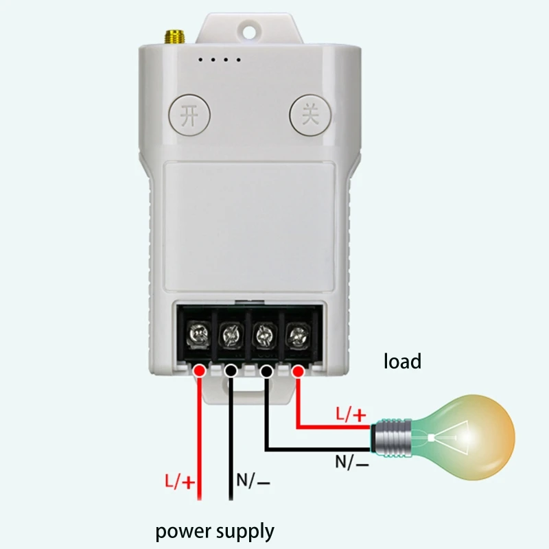 3000M Long Range RF Wireless Remote Control Relay Switches 315MHZ 433MHZ for High Power factory Electrical Equipment