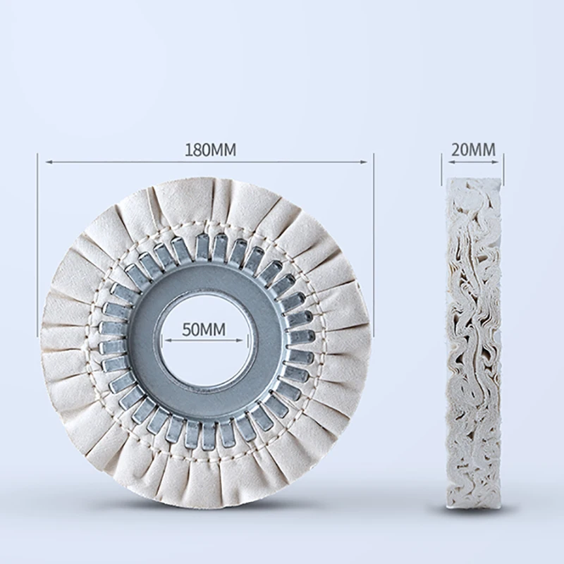 Roda de polimento de tecido e núcleo de ferro, 2 peças, para biesse kdt nanxing shunde homag, acessórios para máquina de borda