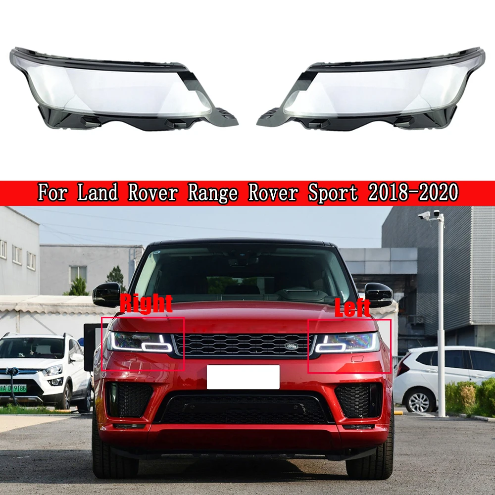 

Headlight Lens For Land Rover Range Rover Sport 2018 2019 2020 2021 2022 Transparent Headlamp Cover Plexiglass Lampshade