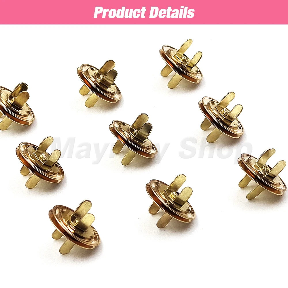 10 set/lotto 16mm-20mm bottoni magnetici chiusura a scatto per borsa da cucito fai da te borsa a mano portafoglio artigianale parti accessori fibbia materiale