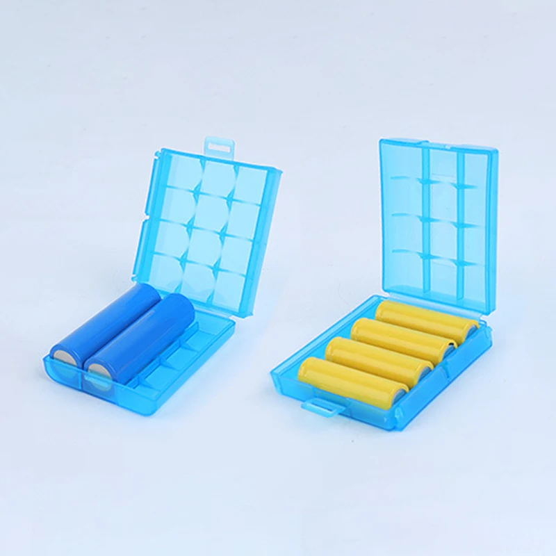 3Pcs/lot Colorful Battery Holder Case 3 18650 Hard Plastic Storage Box Cover For 18650 Battery Organizer Container