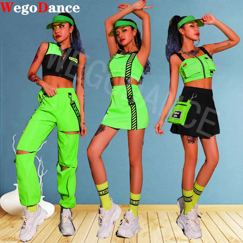 Hip Hop Jazz Dance Clothes Sexy Outfits For Women Gogo Dance Costumes Ds DJ Performance Clothes Street Dance Clothing