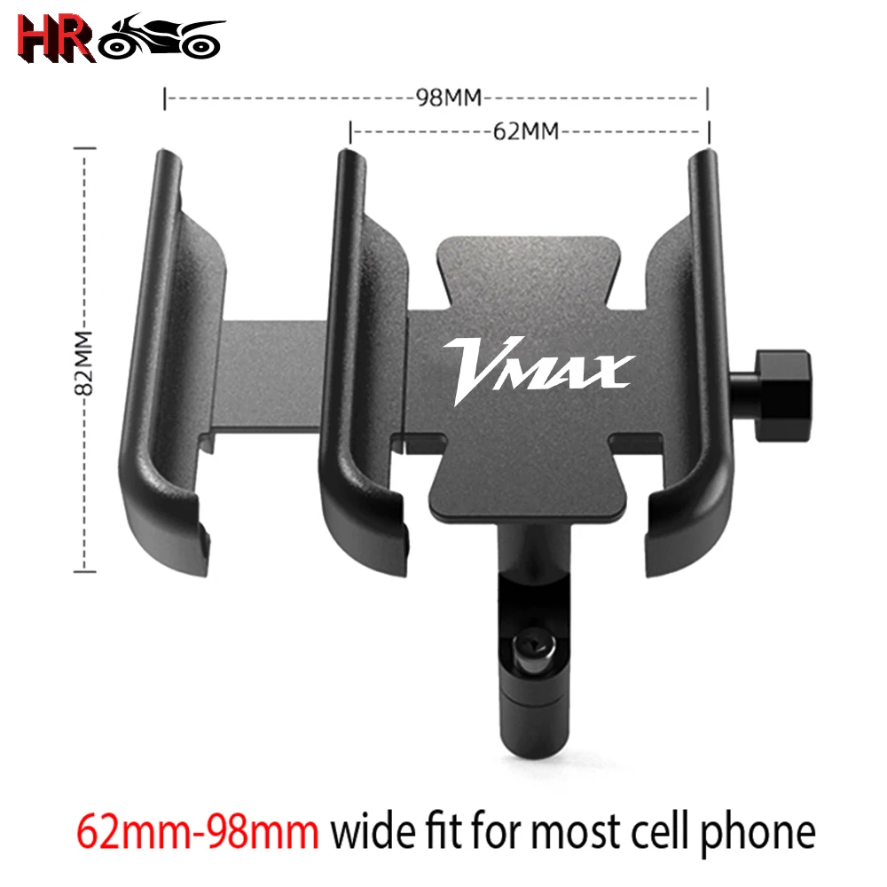 For YAMAHA VMAX V-MAX 1200 1700 2009-2020 Hot Deals Motorcycle CNC Accessories Handlebar Mobile Phone Holder GPS Stand Bracket view 6