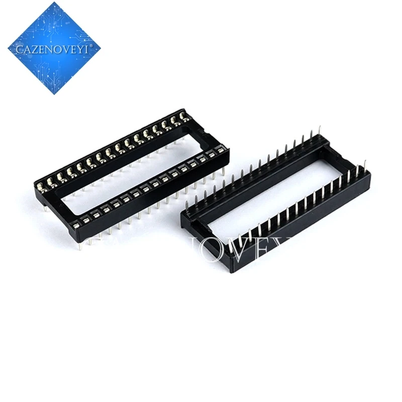 10PCS Sockets DIP6 DIP8 DIP14 DIP16 DIP18 DIP20 DIP28 DIP32 DIP40 pins Connector DIP Socket 6 8 14 16 18 20 24 28 32 40 pin