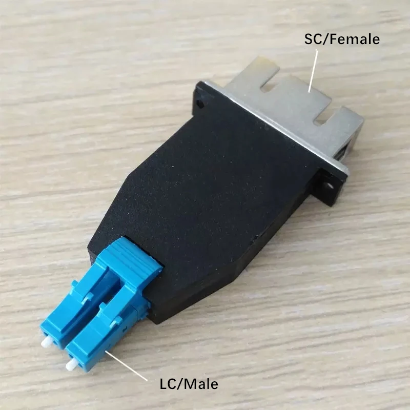 LC-SC Duplex Adapter światłowodowy SM MM SC-LC DX Łącznik światłowodowy Podwójne złącze Adapter hybrydowy FM, darmowa wysyłka, ELINK