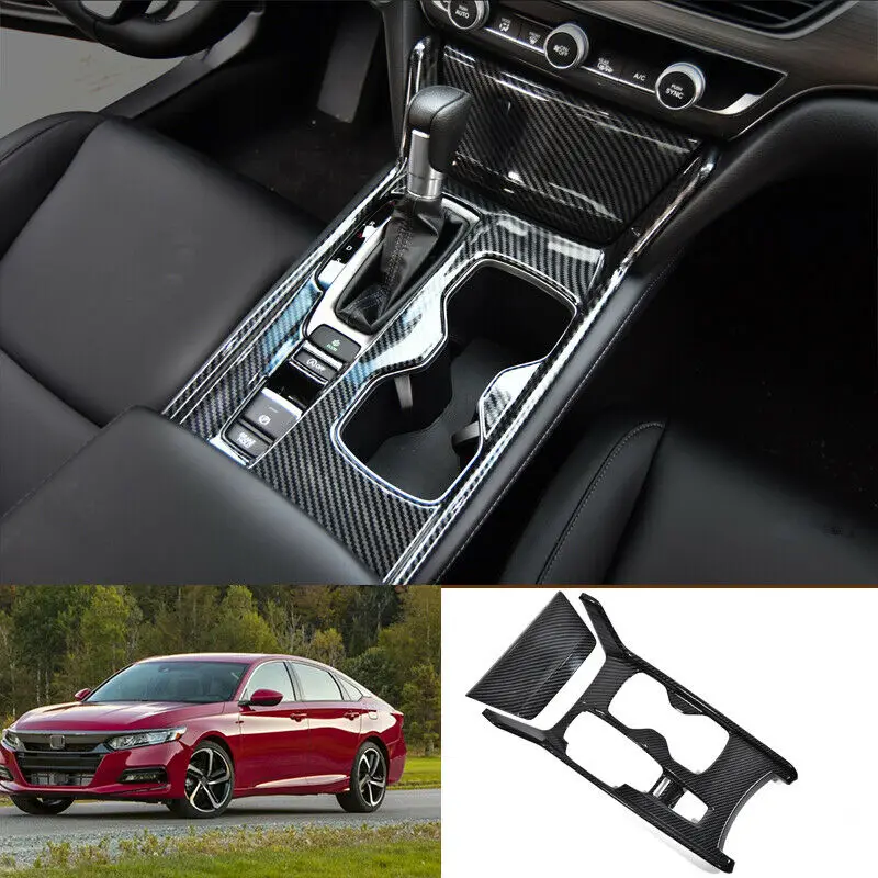 

Car Stickers Center Console Decorative Frame Protective Shell Gear Gear Shift Box Panel Cover For Honda Accord 2018 2019 2020