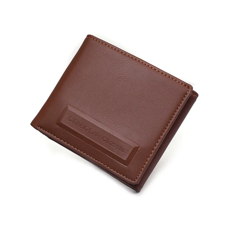 

2024 New Leather Wallet Retro Short Slim Wallet Money Credit Card Holder Wallet Money Wallet Bag