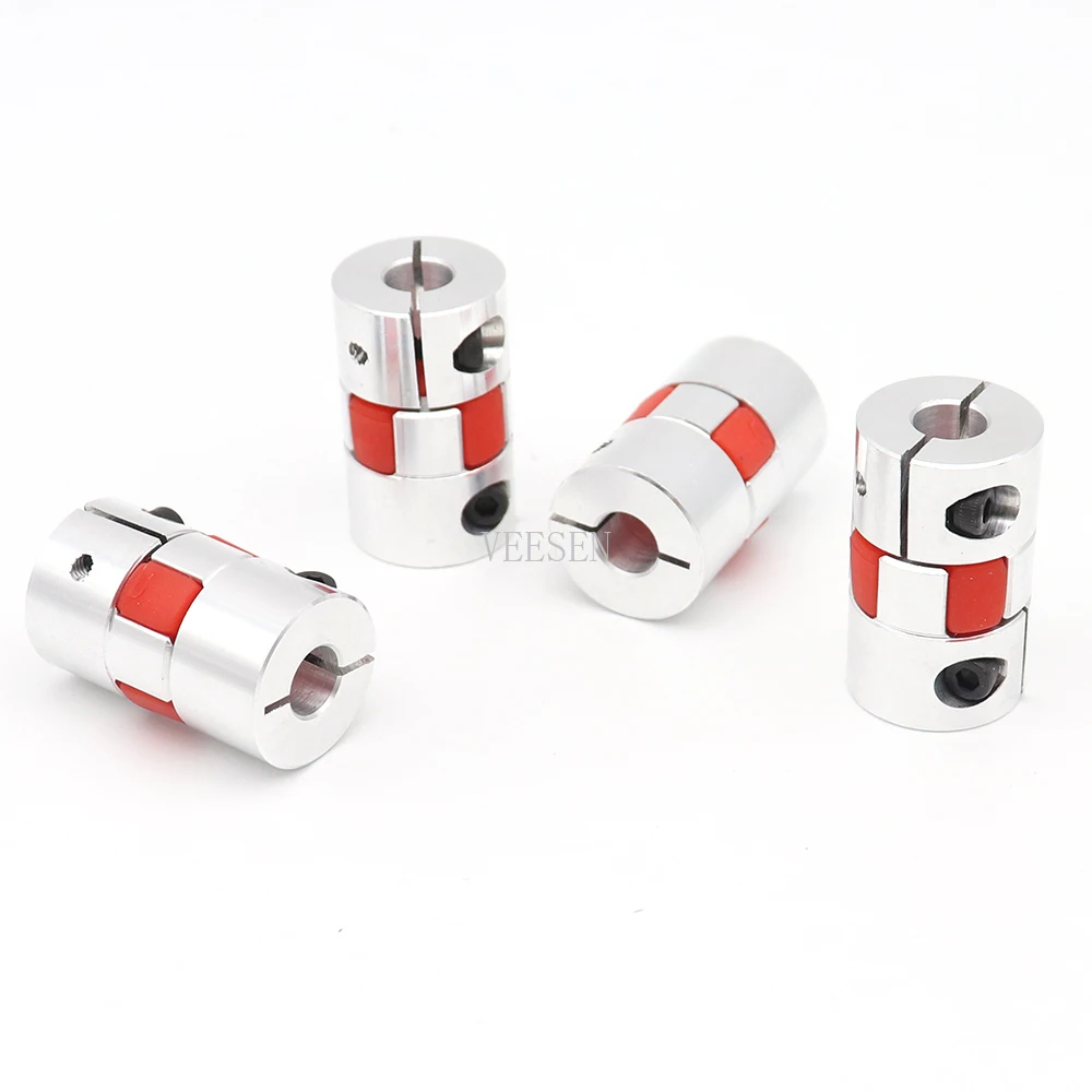 

Coupler 6.35mm to 8mm 4pcs 6.35x8 D20L34 Aluminium Shaft Plum Coupling Motor Connector Flexible shaft CNC Parts