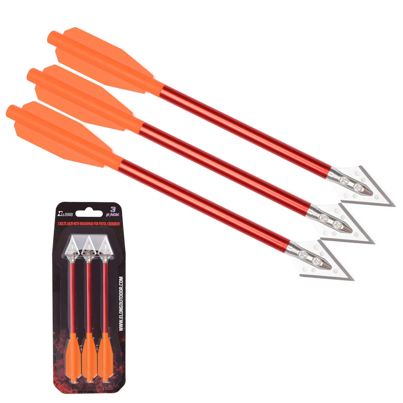 

3 шт. 6,5-дюймовый алюминиевый арбалетный болт, стрела, подходит для арбалетного болта 50-80 фунтов, стрельбы из лука, охоты и стрельбы