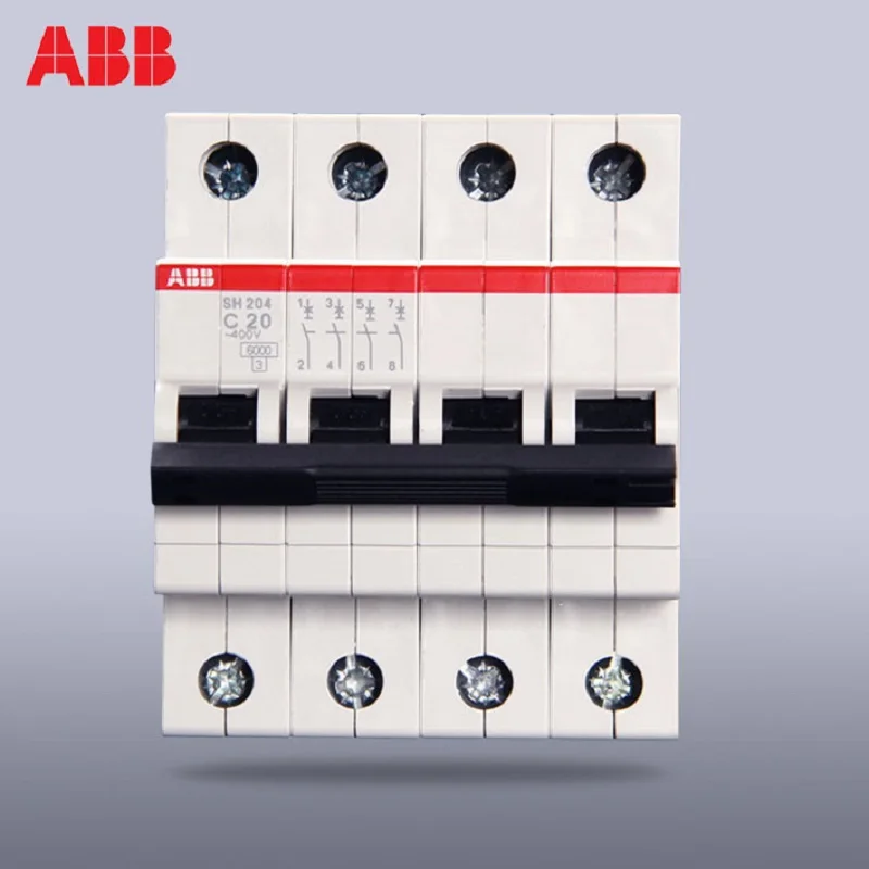 Imagem -04 - Disjuntor Miniatura Abb Sh201 1p tipo c 1a 2a 3a 4a 6a 10a 16a 20a 25a 32a 40a 50a 63a