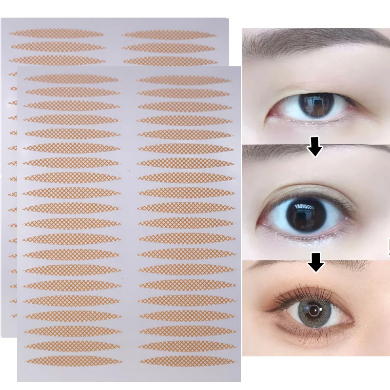 Invisible Eyelid Stickers  Lace Double Eyelid Stickers Transparent Self Adhesive Double Eye Tape Ladies Eye Makeup Tools