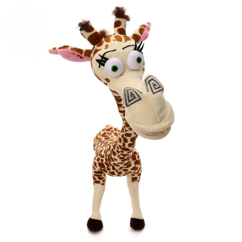 Peluche girafe à long cou, 12 pouces, 35cm, 1 pièce, jouet mignon de Madagascar, beurre de cerf pour enfants, appels élevés