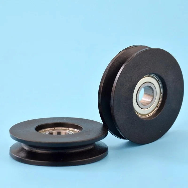 プーリーホイール,10x50x13mm,5 cm,溝付きホイール,ケーブルリフティングプーリー用,1個