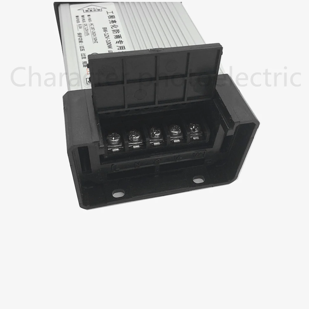 AC 187-265V LED Driver 100W 12V 8.3A LED Power Supply Rain-proof LED Light Power Adapter Outdoor Application