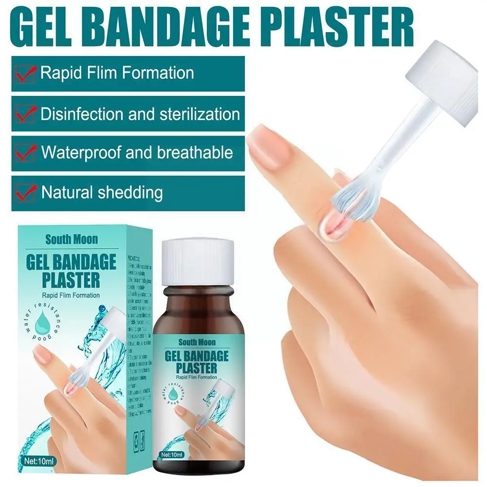 10ml Waterproof First Aid Liquid Bandage For Small Cut Wounds Healing Gel Medical Disinfect Glue Hemostasis Plaster D5n8