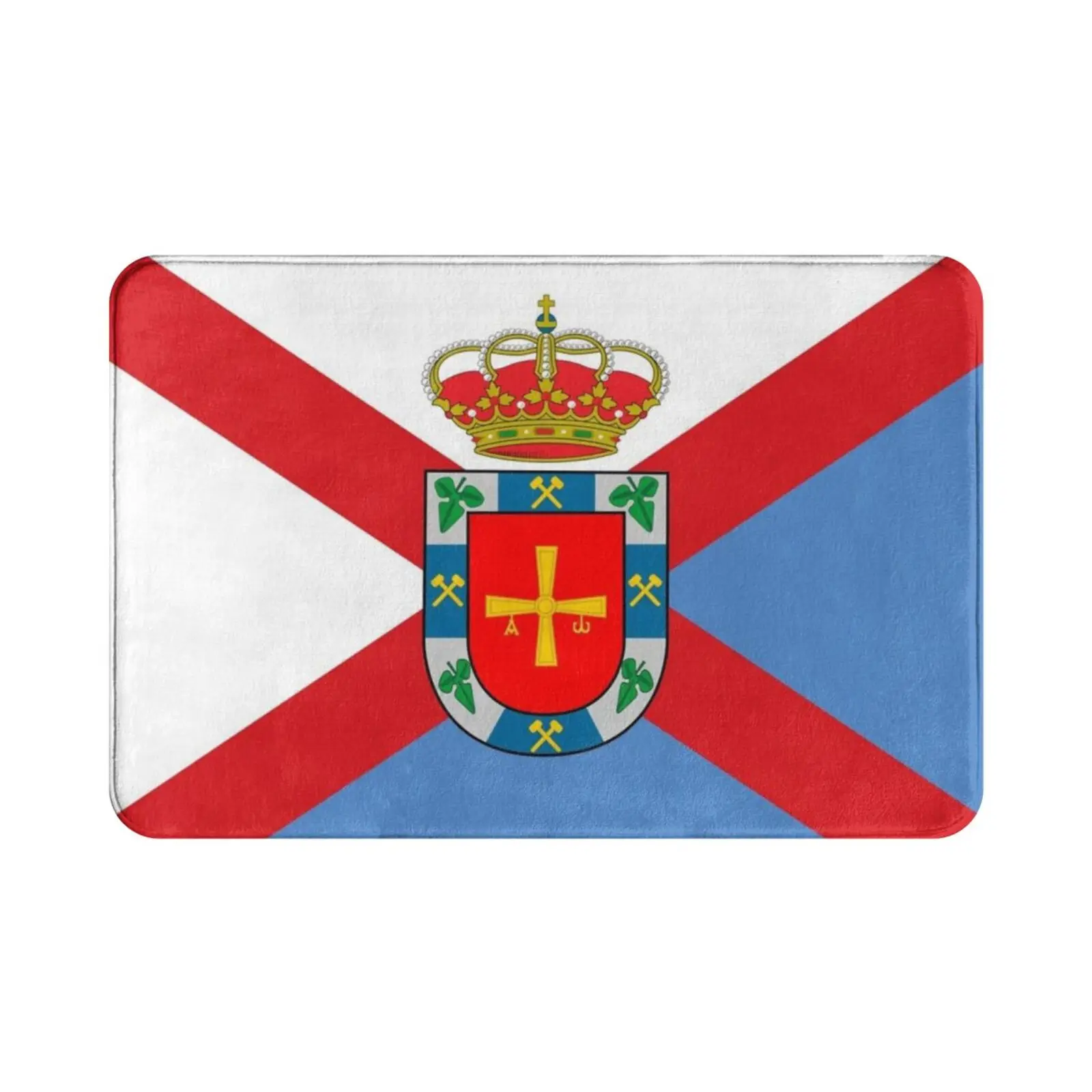 Flag Of El Bierzo ( Castilla Y León ) Carpet Mat Rug Cushion Soft Non-Slip Flag O Bierzo Ponferrada Bembibre Villafranca