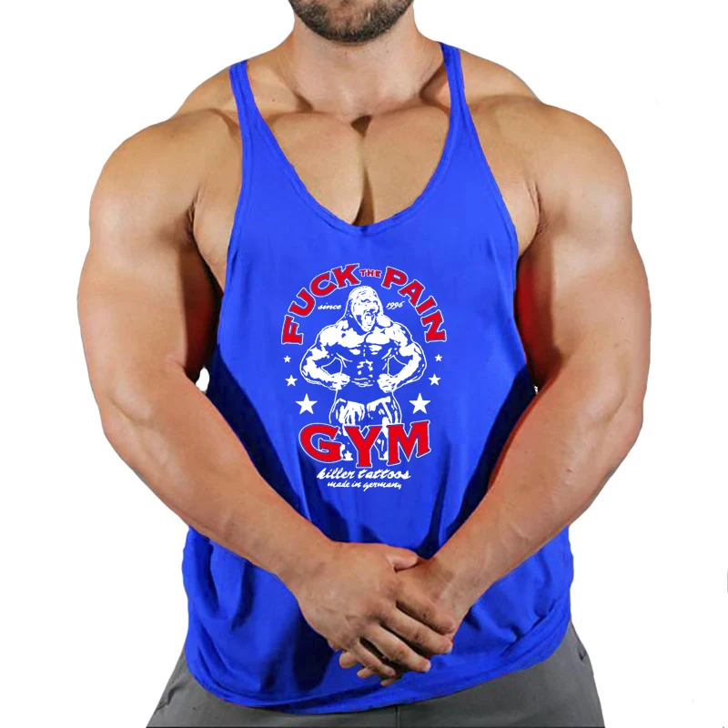 blue logo white