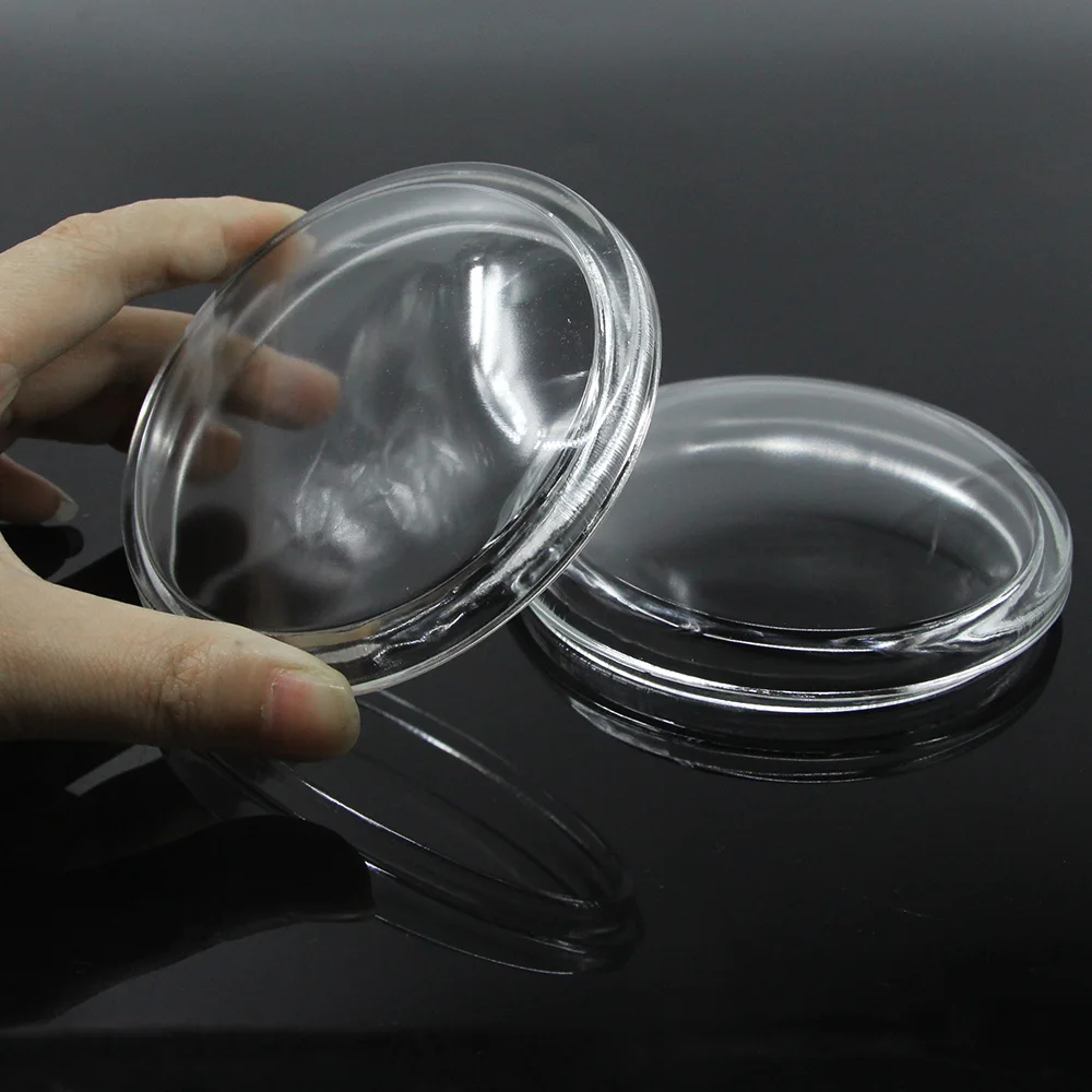 Buildreamen2 Car Front Fog Light Cover 90 x 100mm Transparent Glass Lens For Toyota Camry Urban Cruiser Aygo RAV4 RAV 4