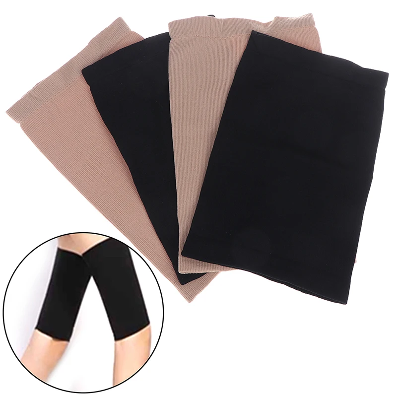 1 para medyczne nogi podporowa skarpety kobiety mężczyźni żylaki udo rękaw zawijany ochraniacz wzmacniający nogi kształtowanie skarpetki na nogi 2 kolory 2 rozmiar