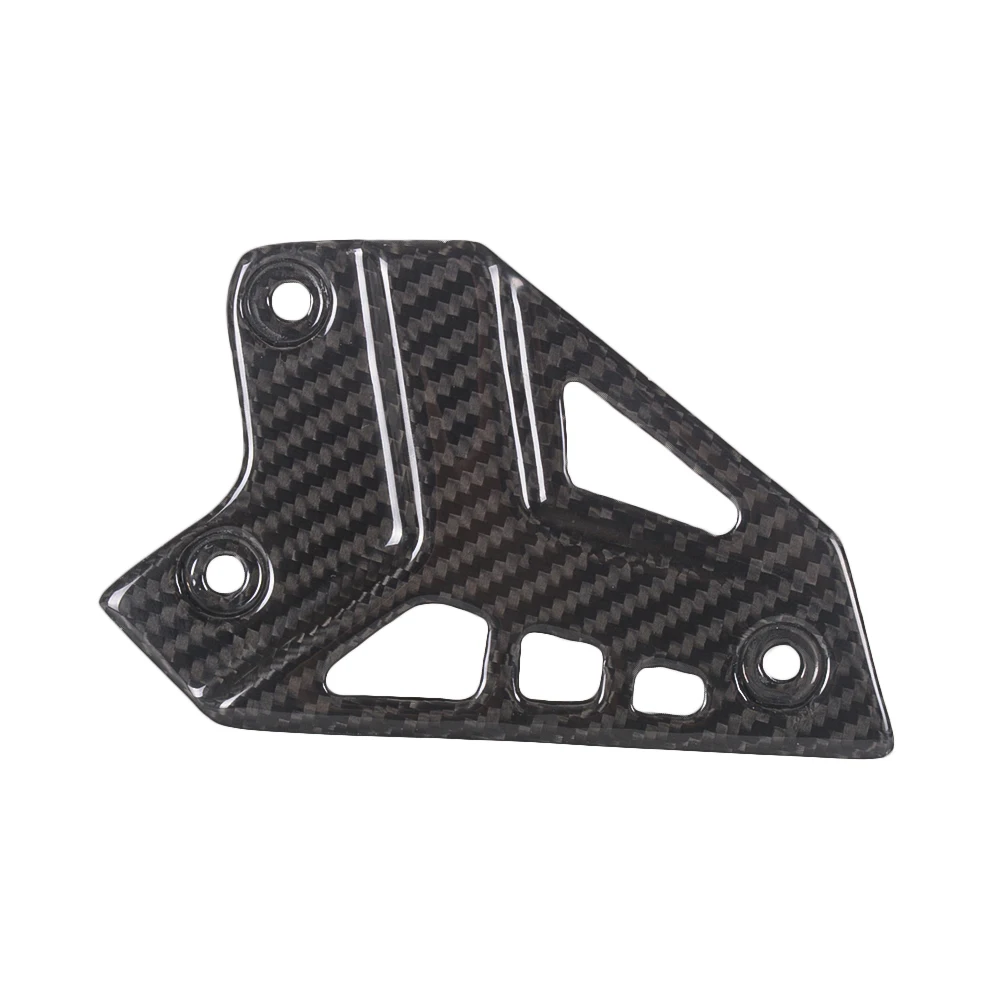 لكاواساكي Z900 Z 900 ريال ألياف الكربون دراجة نارية كعب الحرس Rearset لوحة القدم الوتد حامي تراكب لمعان