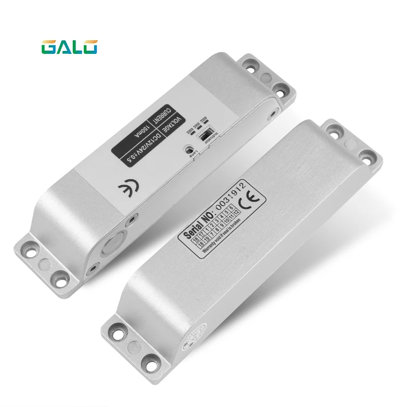 

DC12V with timer Fail Safe Electric Drop Bolt Lock for Door Access Control Lock Door exposed installation