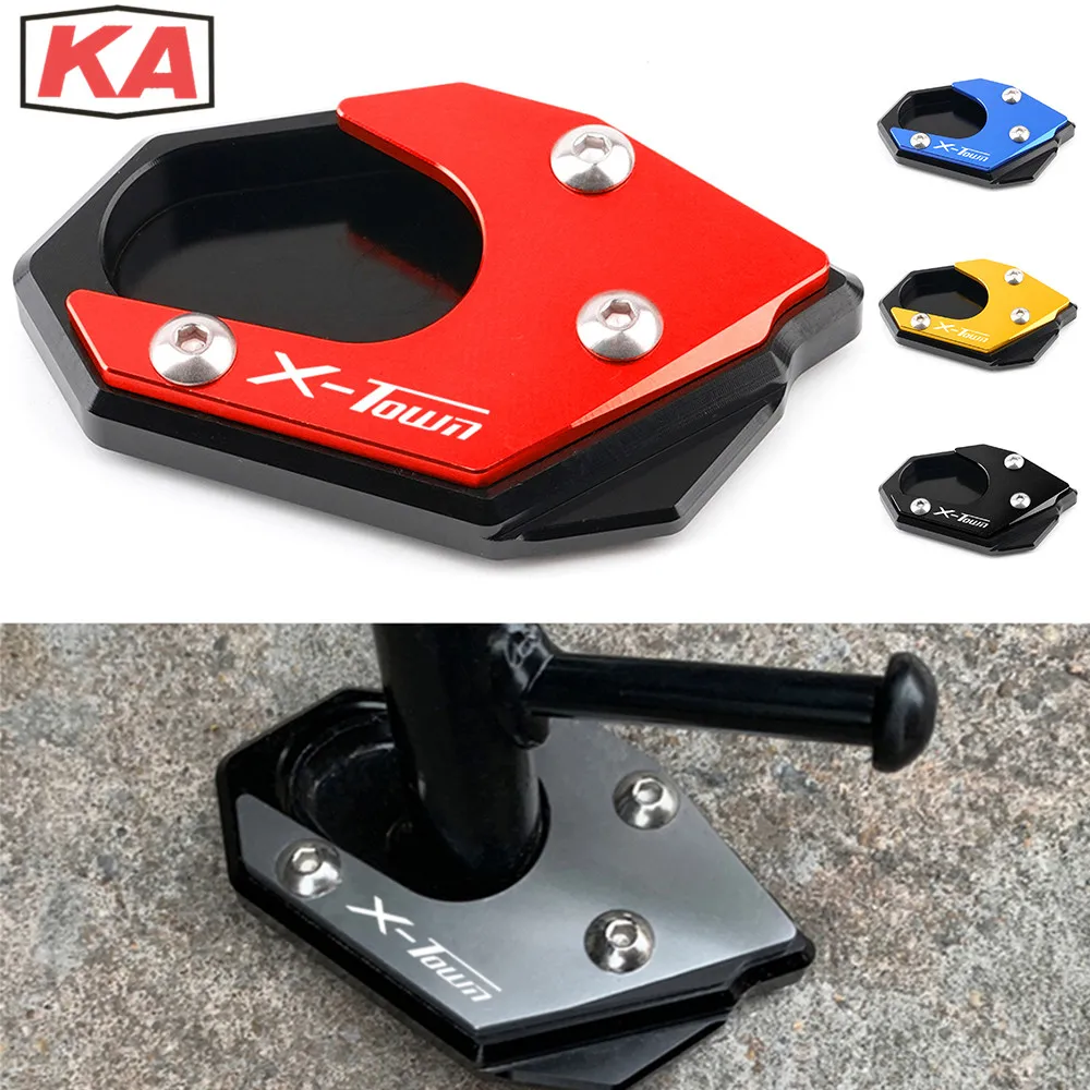 For KYMCO X-TOWN125i X-TOWN300i New Motorcycle Kickstand Side Stand Extension Enlarger Pad Bracket XTOWN 125 300 XTOWN300i/125i