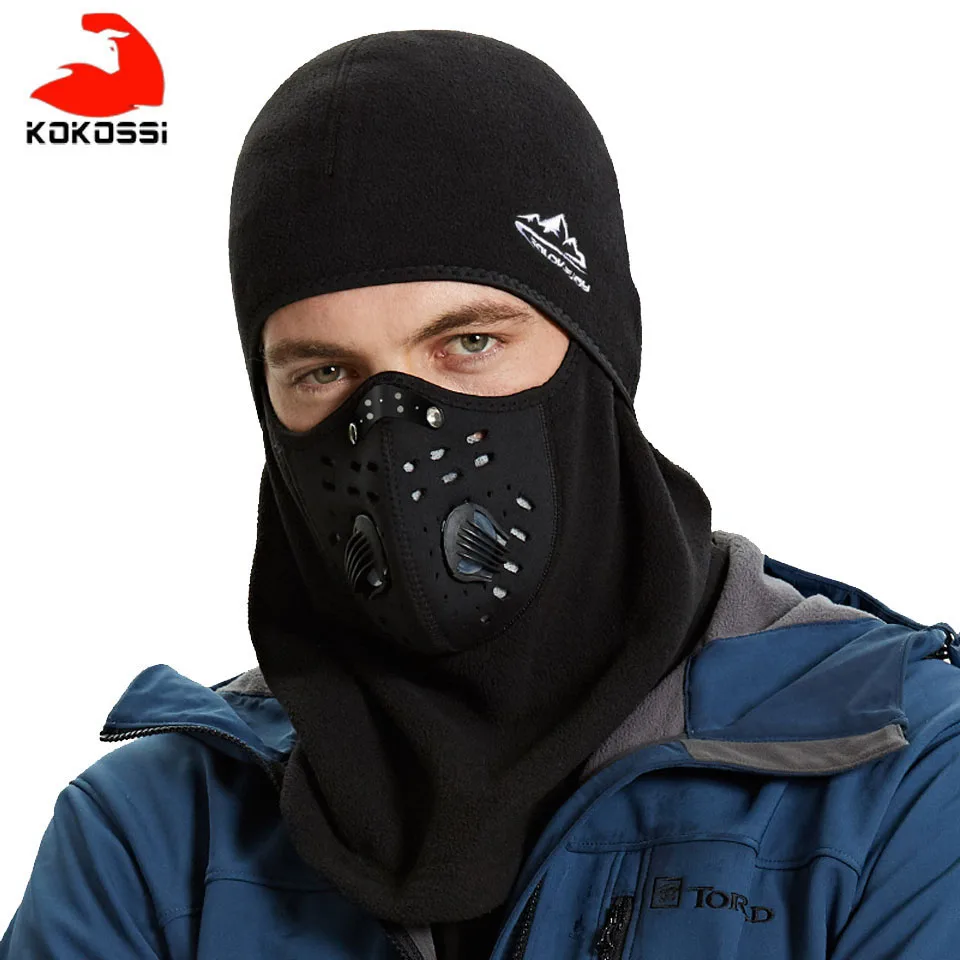 KoKossi Winter Ski Mask Cycling Skiing Running Sport Training Face Mask Balaclava Windproof Soft Keep Warm Half Face Mask