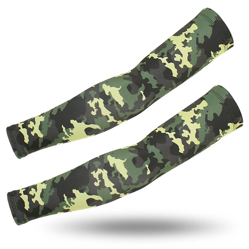 Meryl CAMO Sports Arm Warmers, Basketball, Gaming Elbow Tattoo Sleeve, Running, Cycling Sleeves, Cuffs Safety Gear, Camping