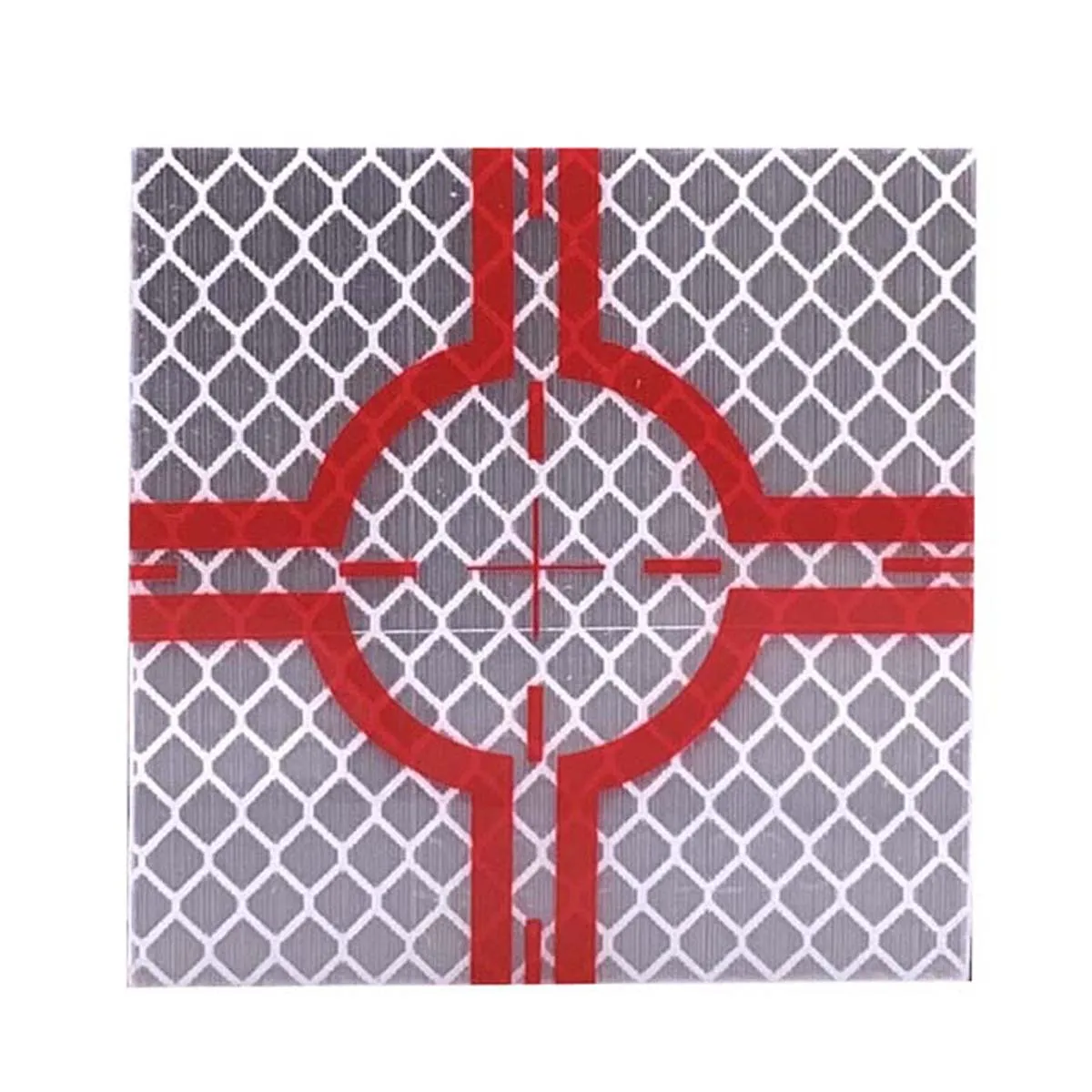 20 قطعة العاكس ورقة 60x60mm (60x60) الهدف شريط عاكس ل مجموع محطة الذاتي لاصق