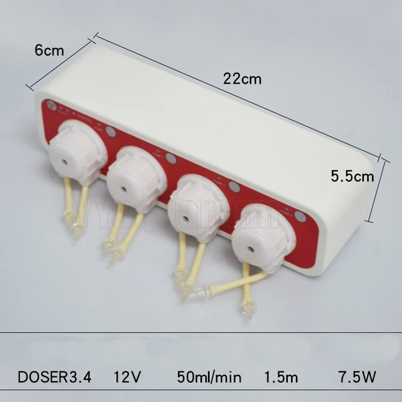 Jebao-Smart Dosing Pump for Reef Coral, Peristaltic Metering Machine, Lab Doser, Aquarium, Android, IOS, 3.4, 2.4, 3.1, 4.4