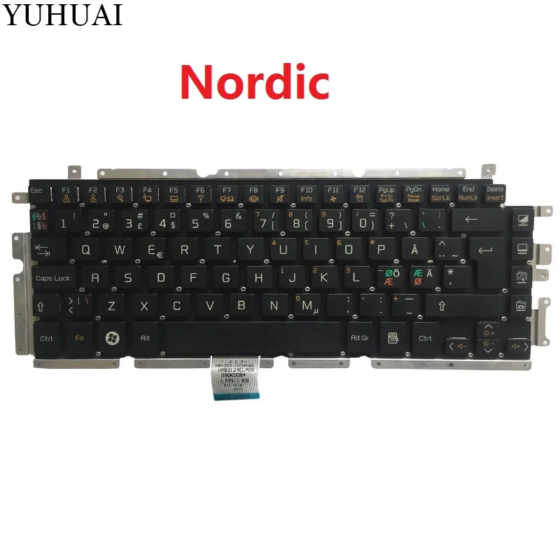 Laptop Keyboard for LG Z330 Z330-G Z340 Z350 Z355 Nordic NE/Spanish SP/Brazil BR  black keyboard