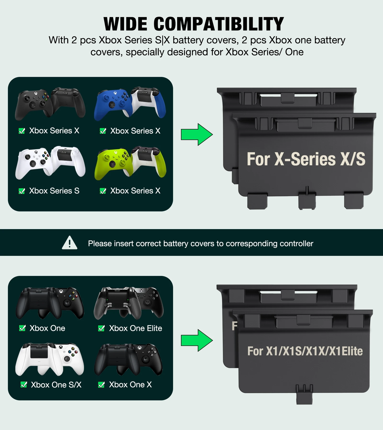 2X 1200mAh controlador inalámbrico Gamepads paquetes de baterías recargables + USB muelle de carga para Xbox serie X/S/Xbox uno X/Xbox One S