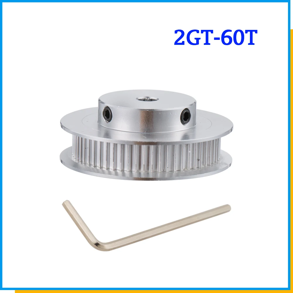 60 Teeth 2GT synchronous Pulley Bore 5/6/6.35/8/10/12/14/15mm for width 6/9/10/15mm GT2 pulley Belt 60Teeth 60T