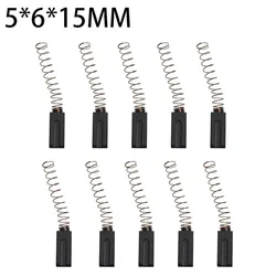 10PCS Carbon Brush For Hot Air  Welding Gun Plastic Welding Machine Motor Parts Replacement 5*6*15mm