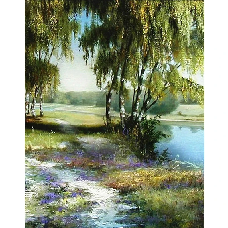 Natural Scenery Neelework Diamond Embroidery Full Diamond Painting \