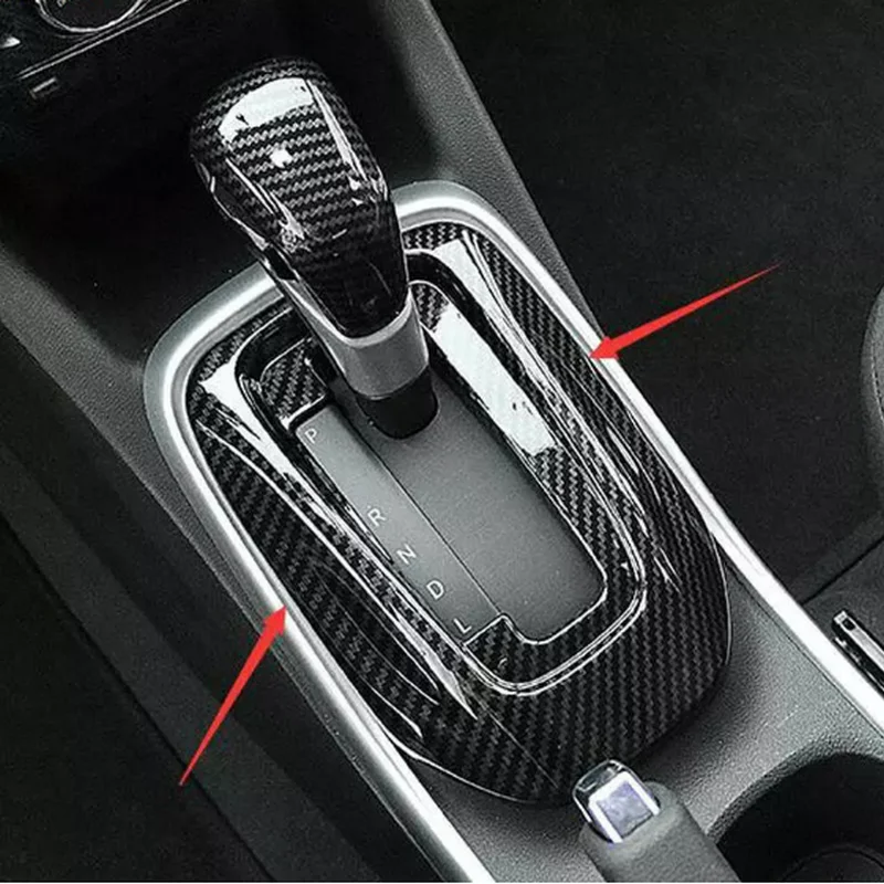 

SBTMY Automobile gear panel carbon fiber decorative frame for Chevrolet Trax 2019