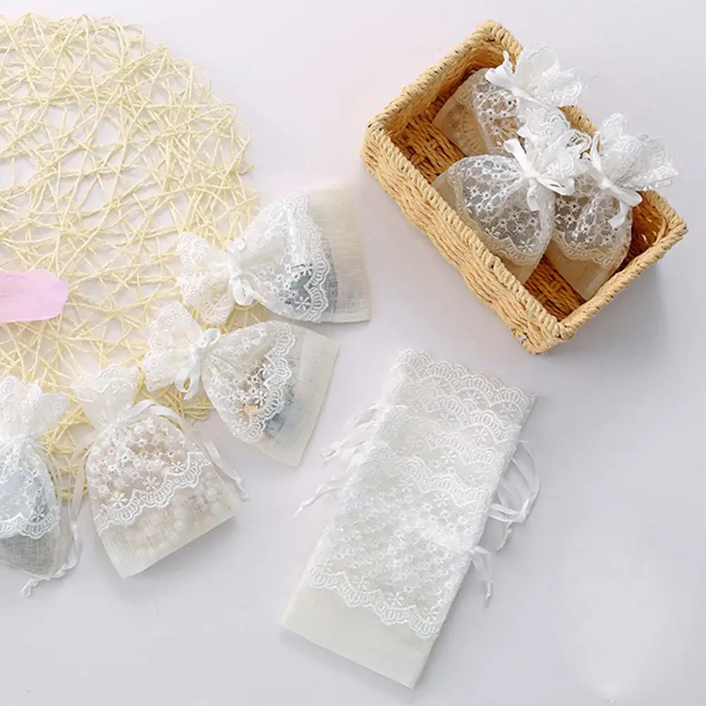 Tasche a pacchetto sacchetti di caramelle sacchetti di filato di perle sacchetti di gioielli anello orecchini a bottone braccialetto collana sacchetto di immagazzinaggio scatola di caramelle di nozze