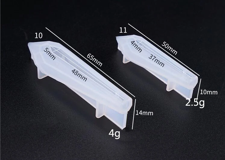 Quartz Shard Crystal Silicone Mold Point Mould Epoxy Resin UV Resin Craft Supplies UV Resin Epoxy Mold DIY Jewelry Pendant