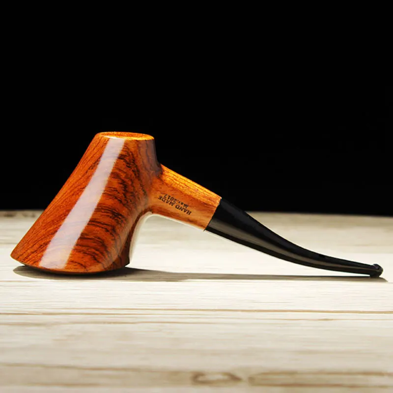 Handmade Straight Rosewood Tobacco Pipe Smoking Pipe Smoker 9mm Filter Smoke Accessory 10 Tools Free ad0012