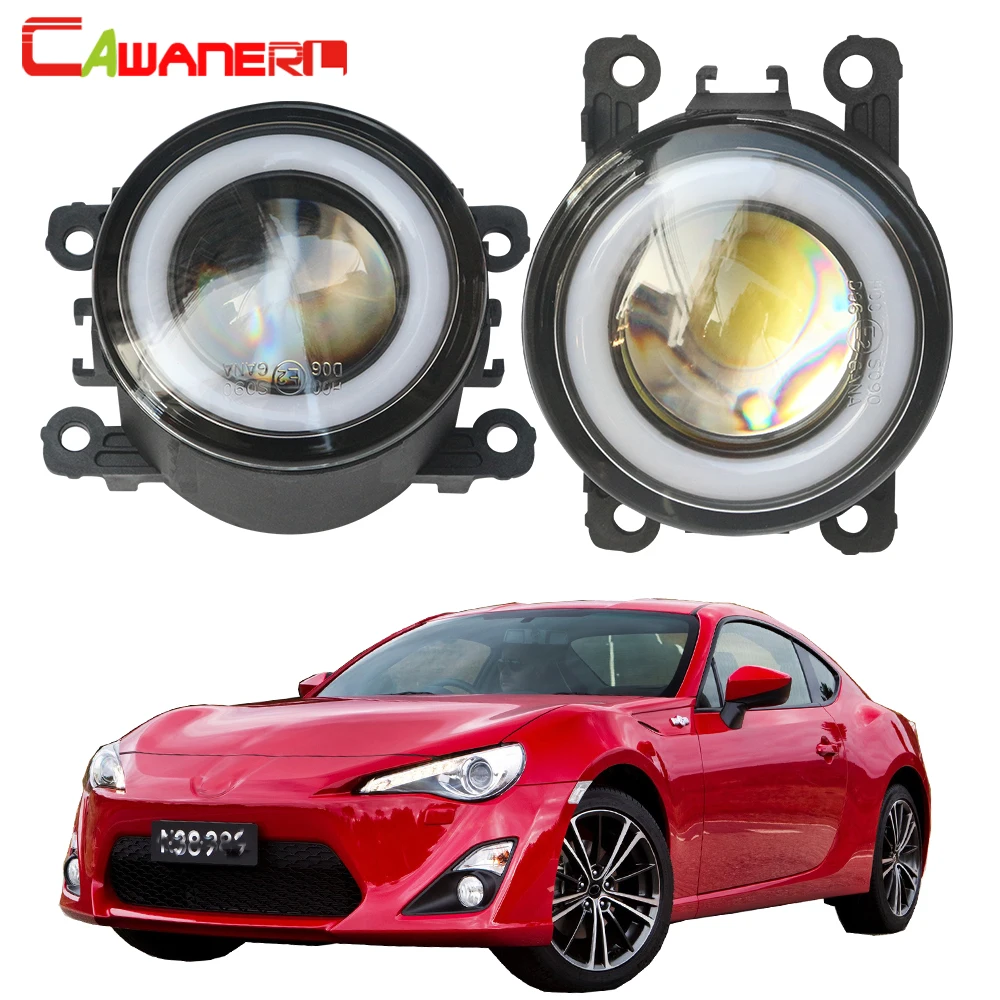 

Cawanerl For Toyota GT86 86 Car Styling 30W LED Fog Lamp 3000LM COB Angel Eye DRL Daytime Running Light H11 12V 2 Pieces