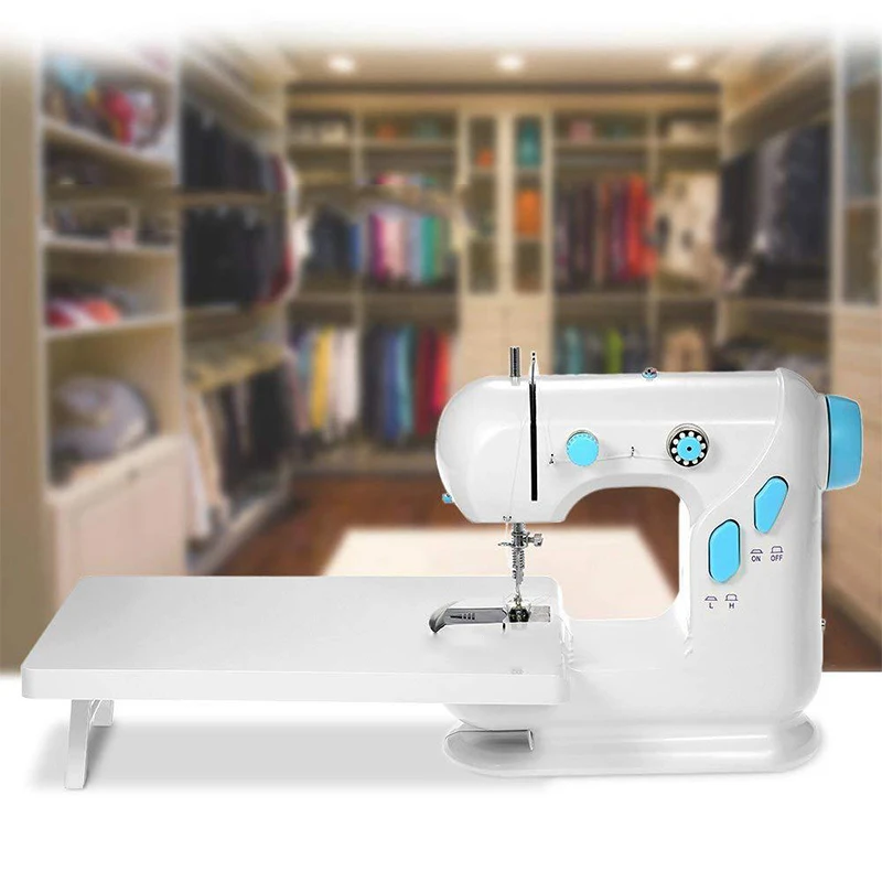 ماكينة خياطة صغيرة كهربائية ترقية 306 خطين المعادن عبر الحدود التجارة الإلكترونية محطة التوسع المتفجرة الخياطة المنزلية