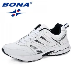 BONA-zapatos transpirables y populares para hombre, zapatillas deportivas cómodas, para exteriores, nuevo diseño, envío gratis