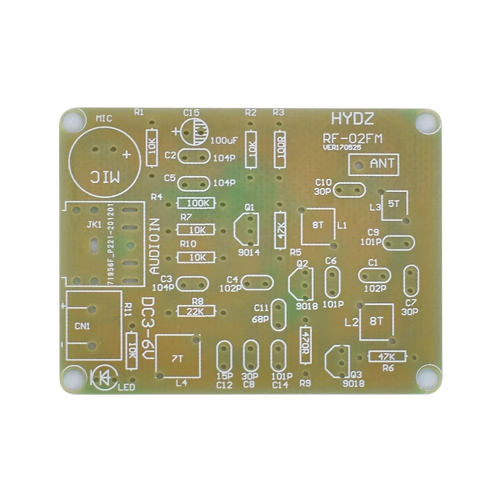 Módulo transmisor FM de 88-108MHz, Kits electrónicos de bricolaje, piezas de placa de transmisor de micrófono inalámbrico de frecuencia, módulo FM