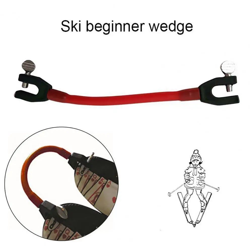 

Safe Ski Tip Connector Outdoor Elastic Clip Compact Easy Wedge Removable Winter Kids Protection Latex Sports Training