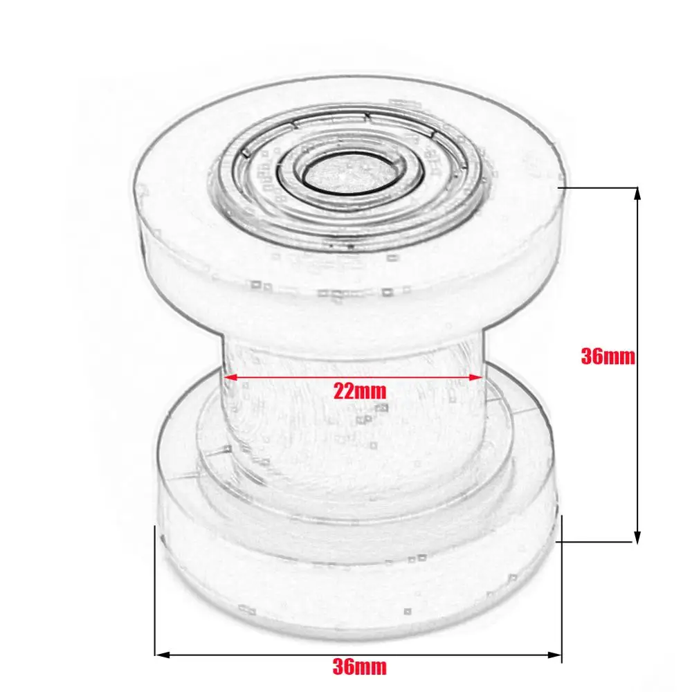 Motorcycle 10mm 8mm Chain Roller Pulley Tensioner Wheel Guide for Pit Dirt Bike ATV XR125 CRF50 KLX110 Motorbike